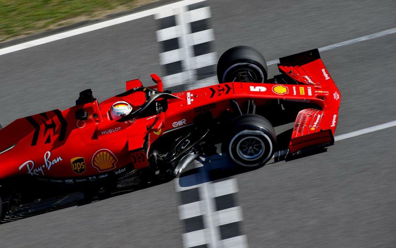 Sebastian Vettel en los test de la F1 de Montmeló / DPPI / AFP7 / EUROPA PRESS