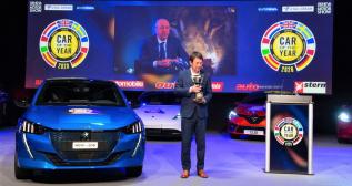 Entrega del premio vía videoconferencia al Peugeot 208 desde Ginebra / COTY