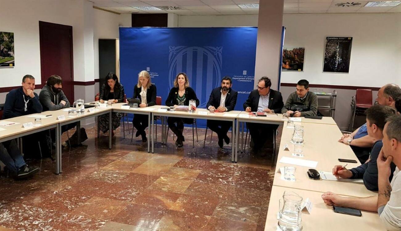 Reunión de la Generalitat con el comité de Nissan Reunión de la Generalitat con el comité de Nissan