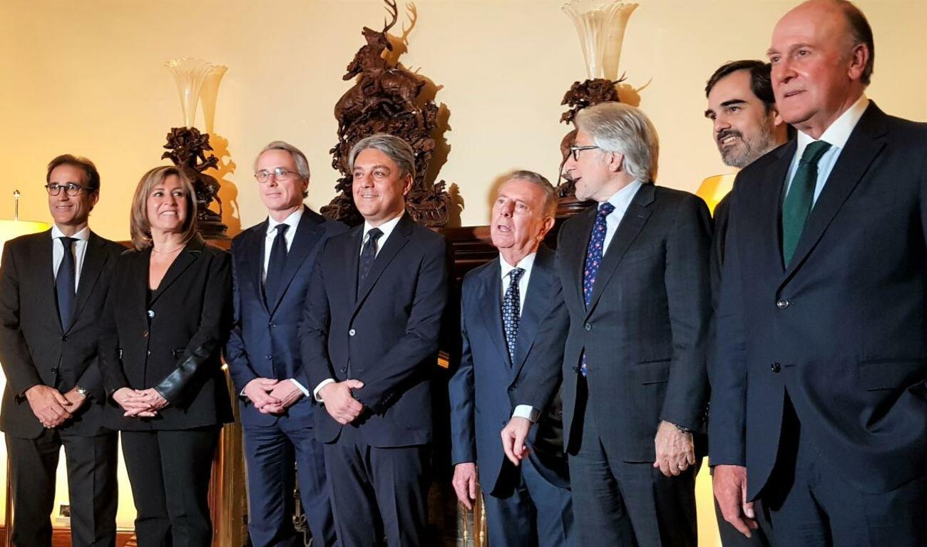 Luca de Meo en el homenaje en Barcelona