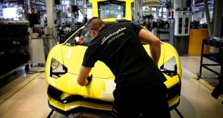 Fábrica de Lamborghini en Italia