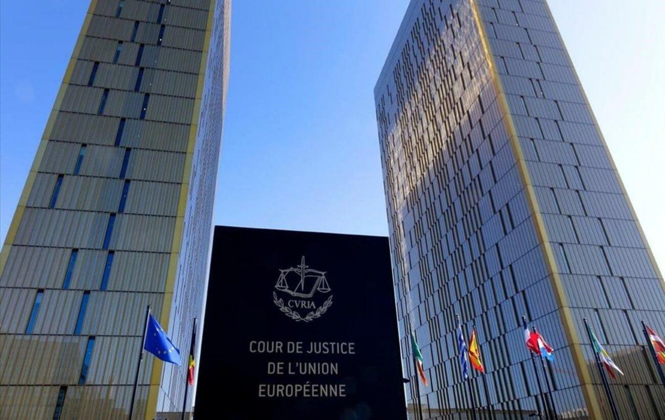 Fachada del TJUE (Tribunal de Justicia de la Unión Europea), donde se decide el juicio de la Superliga / EP Fachada del TJUE (Tribunal de Justicia de la Unión Europea), donde se decide el juicio de la Superliga / EP