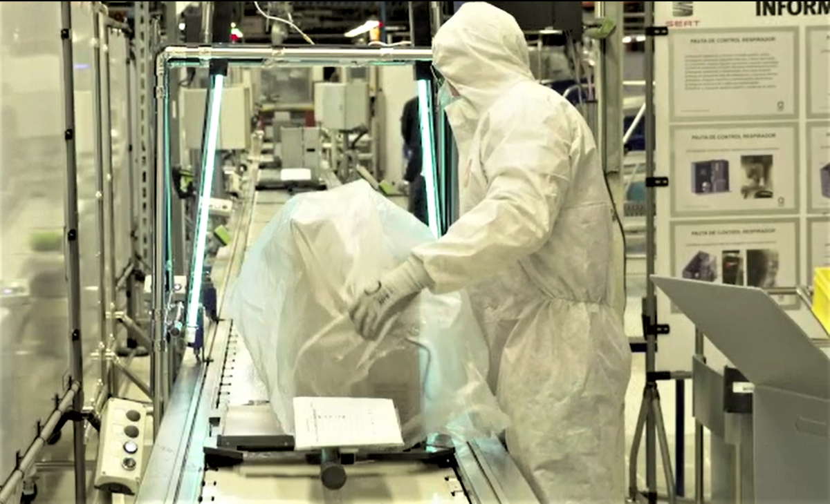 Producción de respiradores contra el coronavirus en Seat Producción de respiradores contra el coronavirus en Seat