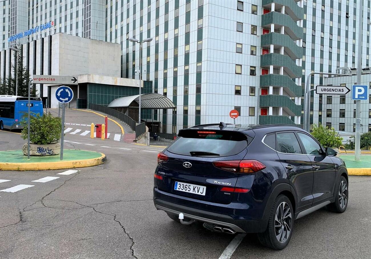 Uno de los coches cedidos por Hyundai a hospitales / HYUNDAI Uno de los coches cedidos por Hyundai a hospitales / HYUNDAI