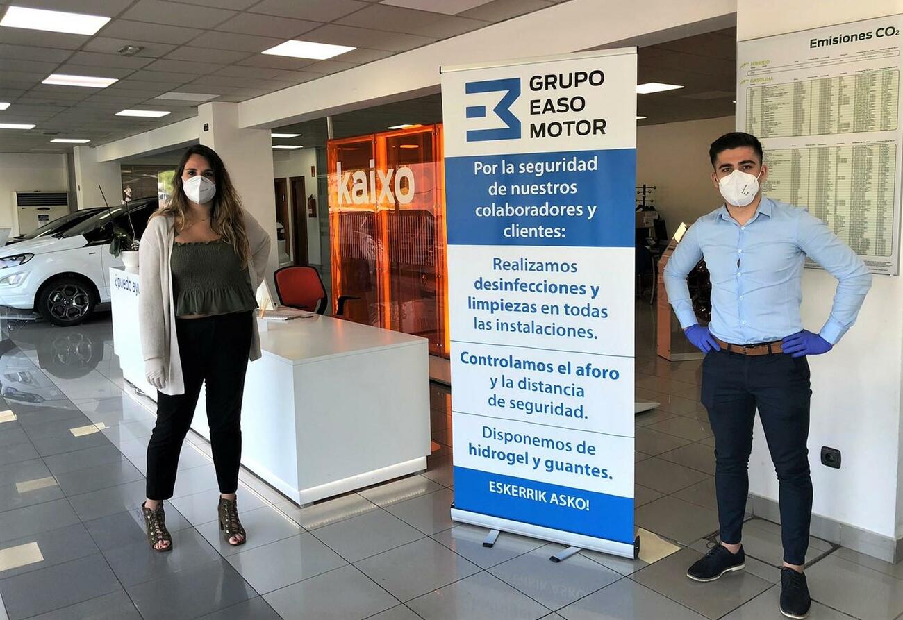Un concesionario de Easo Motor que ya ha reabierto las puertas / EASO MOTOR