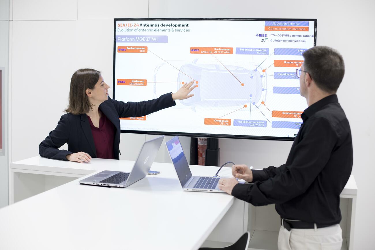 Desarrollo de las 16 antenas del nuevo Seat León