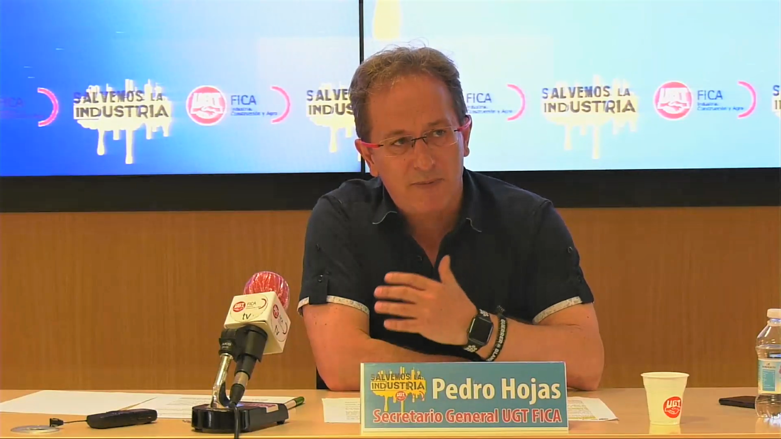 Pedro Hojas, secretario de Industria de UGT