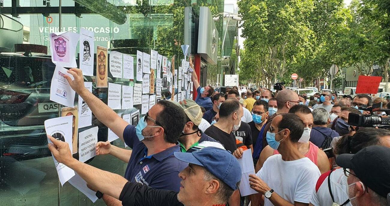 Protesta de trabajadores de Nissan / CCOO