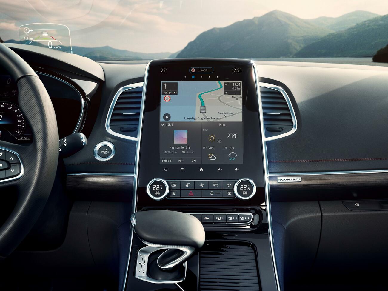 Pantalla del nuevo Renault Espace