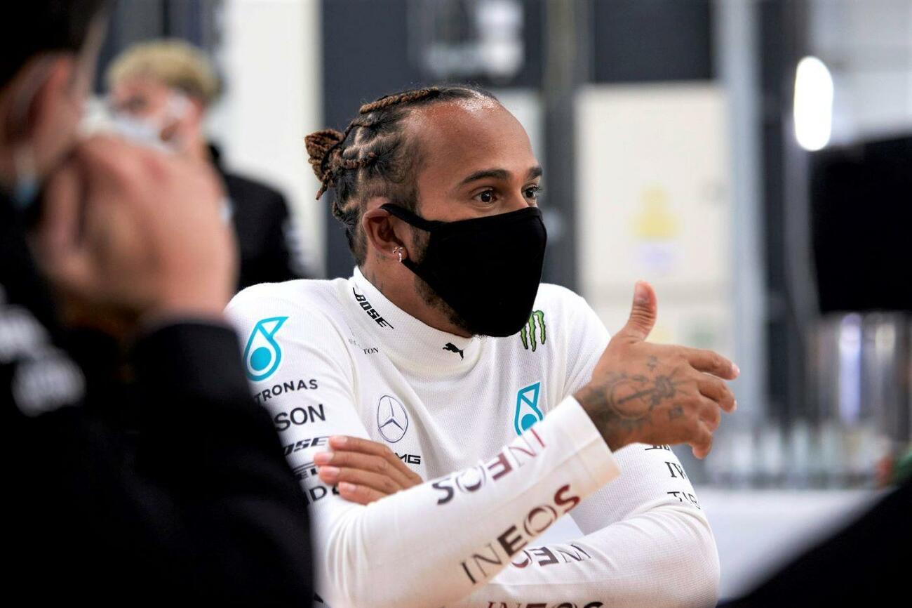 Lewis Hamilton en unas pruebas de Mercedes en Silverstone (Reino Unido) / MERCEDES