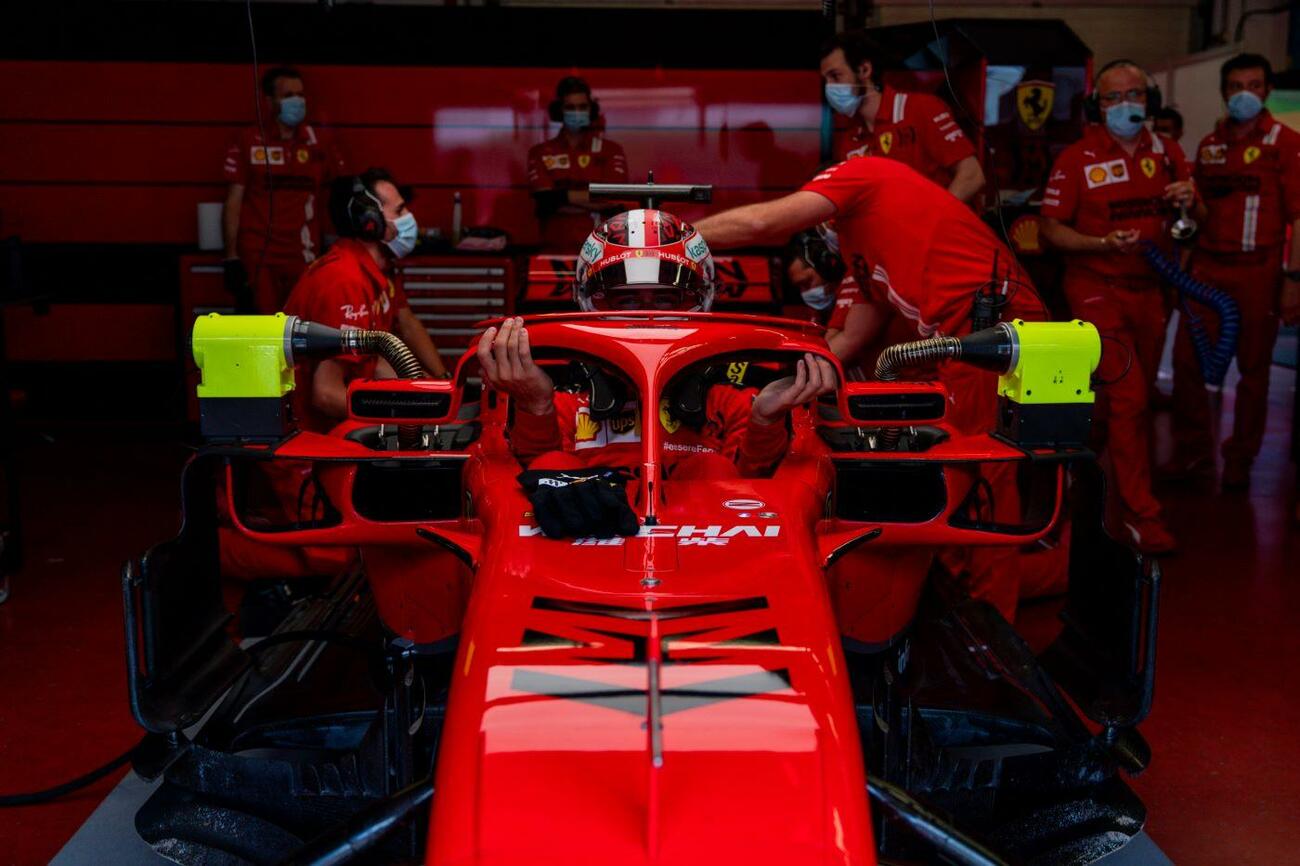 Charles Leclerc en los entrenamientos de Ferrari en Mugello / FERRARI Charles Leclerc en los entrenamientos de Ferrari en Mugello / FERRARI