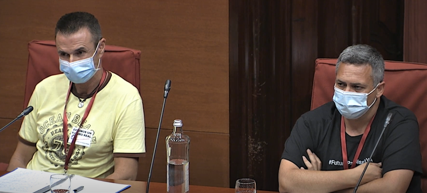 Comparecencia del comité de empresa de Nissan en el Parlament