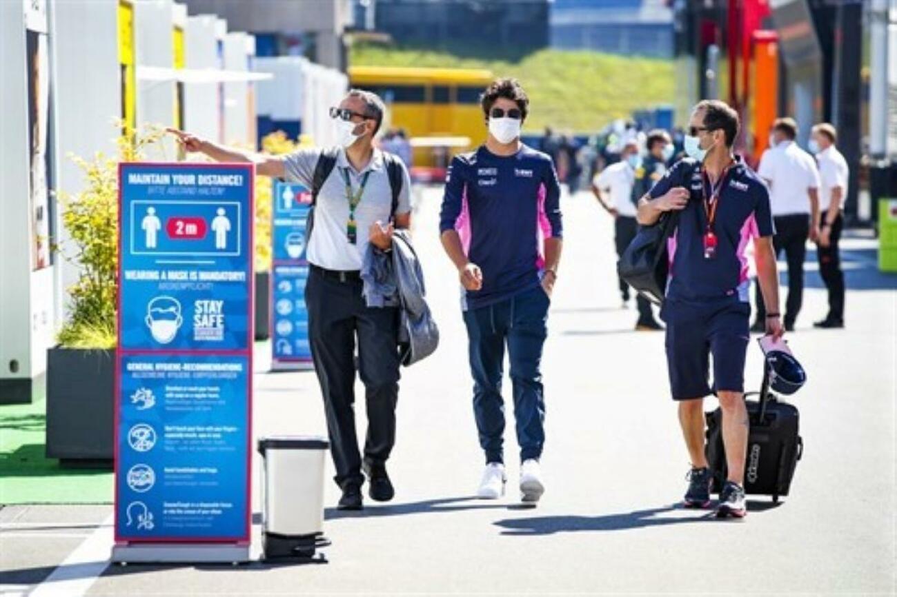 El piloto Lance Stroll llega al paddock del GP de Austria de F1 / FLORENT GOODEN / DPPI Media / AFP7